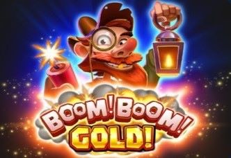 An energetic and golden-themed image of the 'Boom Boom Gold' game, conveying the potential for lucrative wins and a vibrant atmosphere.