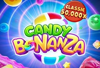 A sweet and colorful image of the 'Candy Bonanza' game, emphasizing the delightful candy-themed symbols and the promise of generous rewards.