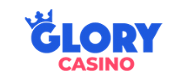 The distinctive and well-designed logo of the Glory Casino brand, prominently featuring the company's name and visual identity.